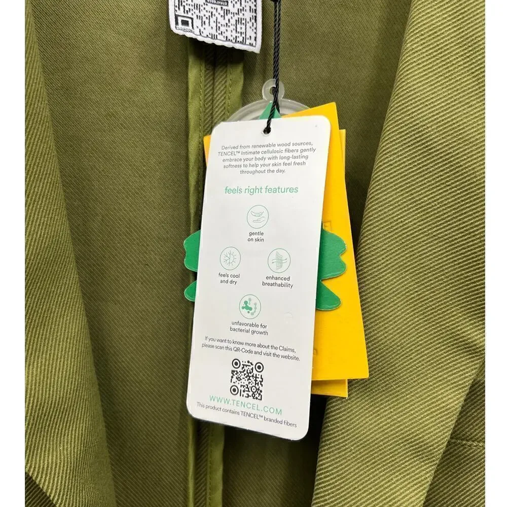 Bobblehaus Tencel Twill Ombre Unisex Suit Jacket in Green size Small NWT